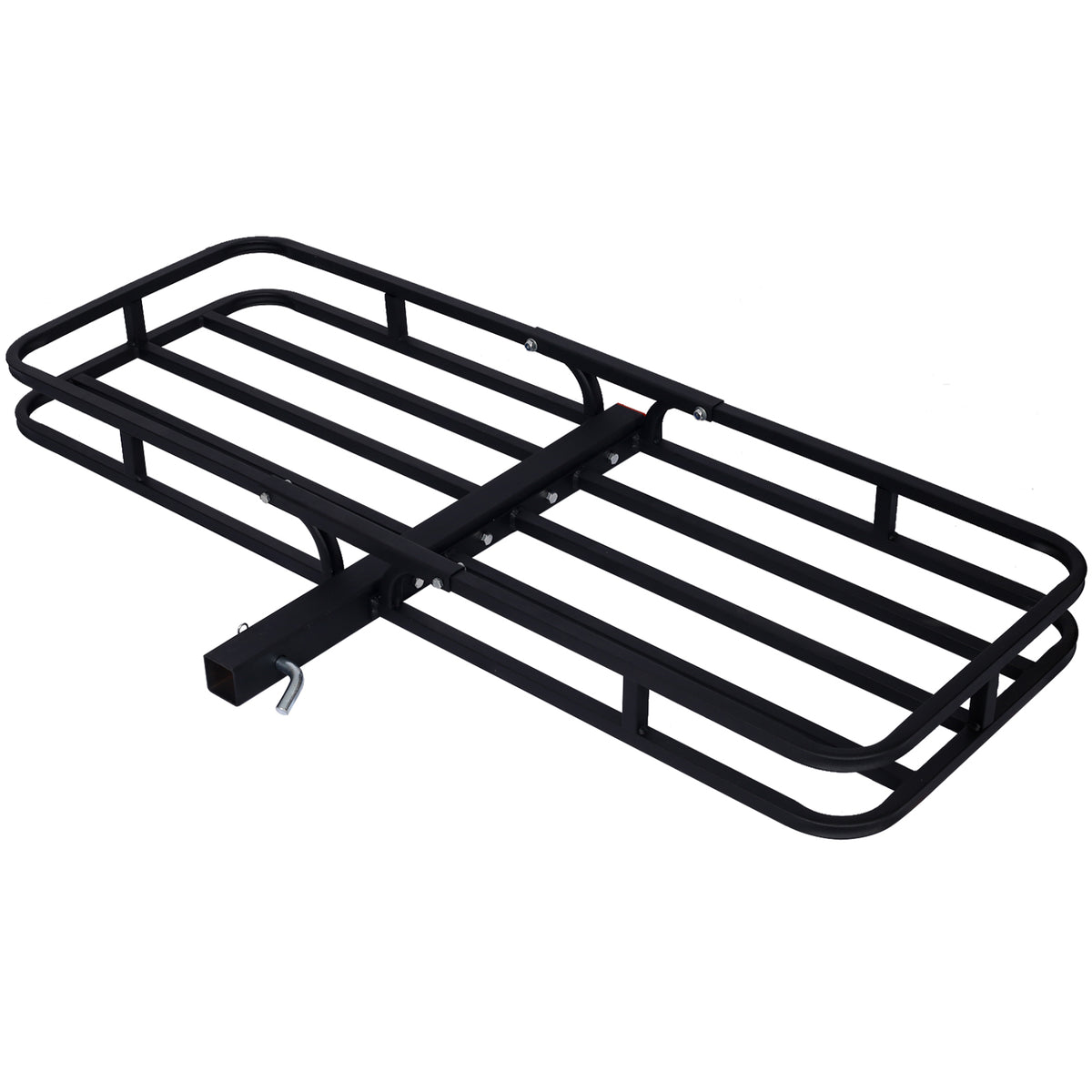 Metal Hooks Are Installed On Cargo Racks
