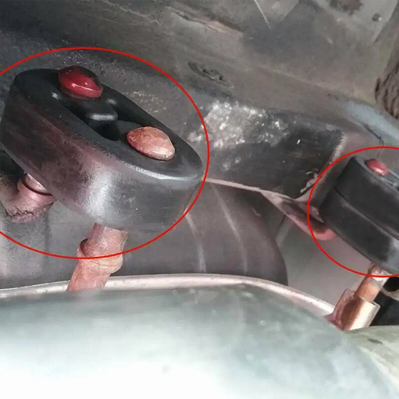 4PCS Poly Polyurethane Exhaust Hanger Mounts 2 Hole Muffler Rubber Universal P - image 4