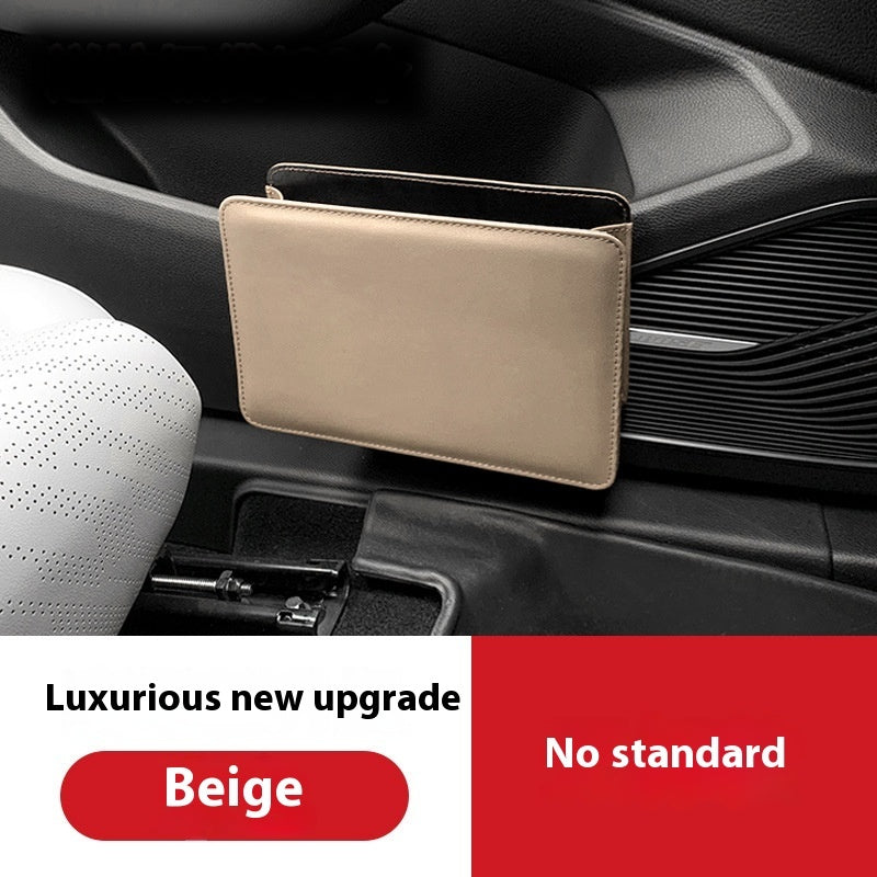 Hanging Leather Car Door Storage Bin - image 9
