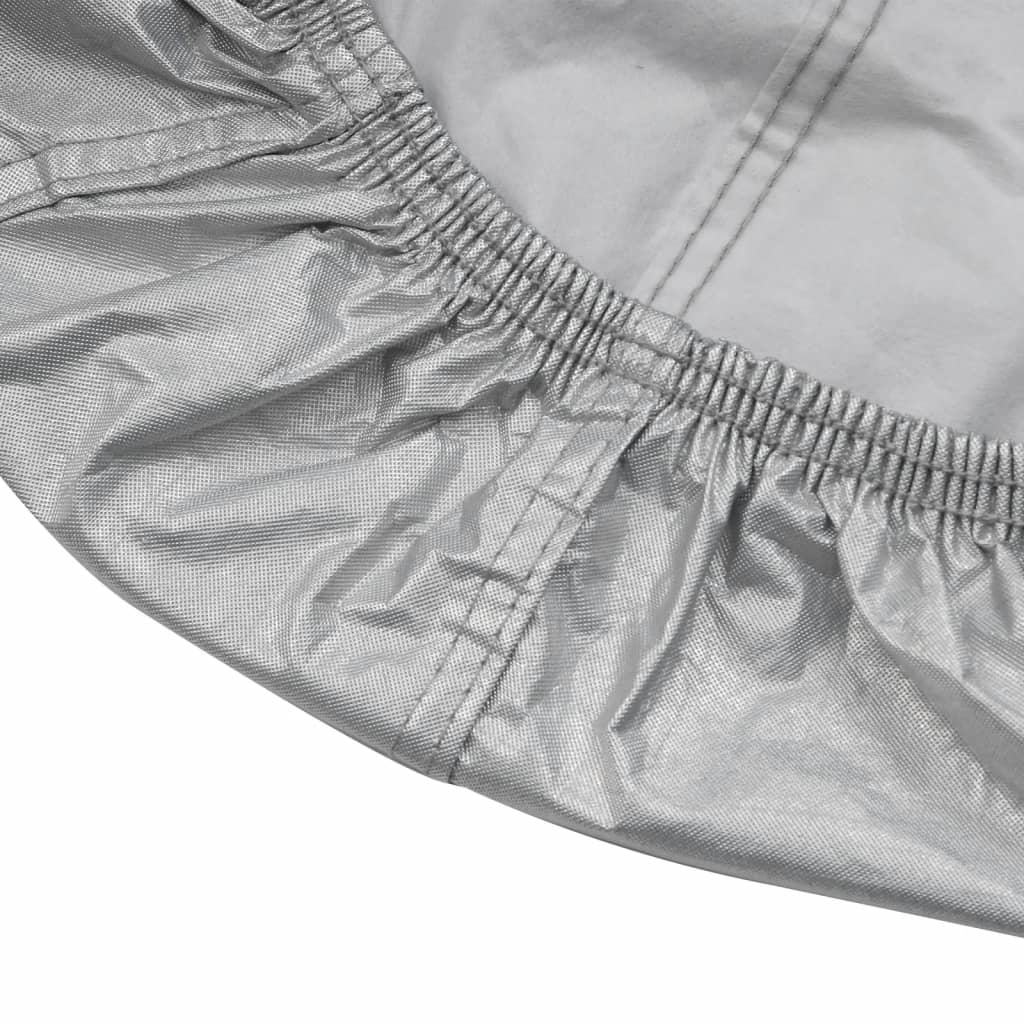 Car Cover Sedan Buckle Straps Full Silver XXL PEVA - image 9
