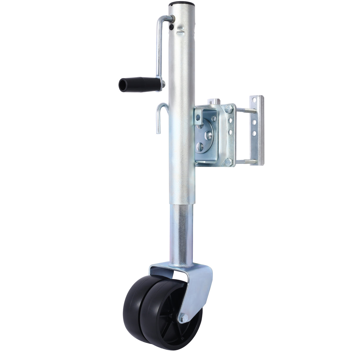 1500lbs Trailer Jack With Double Wheel, Adjustable 12 Lift Travel, Boat On For Boat RV Utility, Swi - image 7