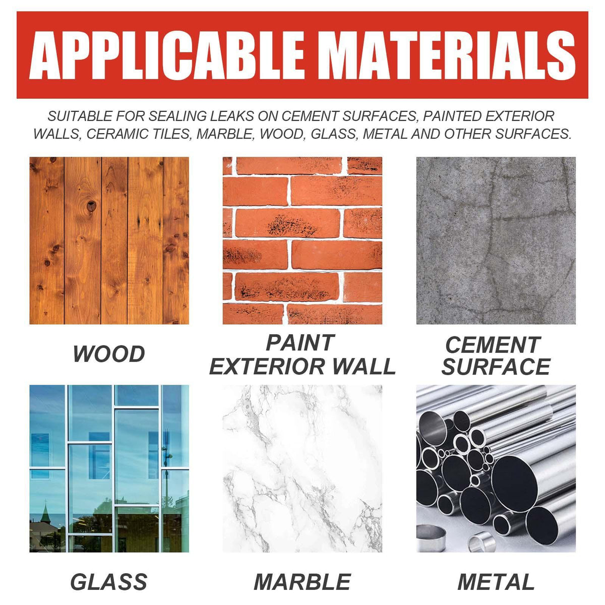 Jiesuying Transparent Waterproof Glue 300g Set Roof Bathroom Kitchen Wall Waterproof Coating Free Brick Leak Repair - image 3