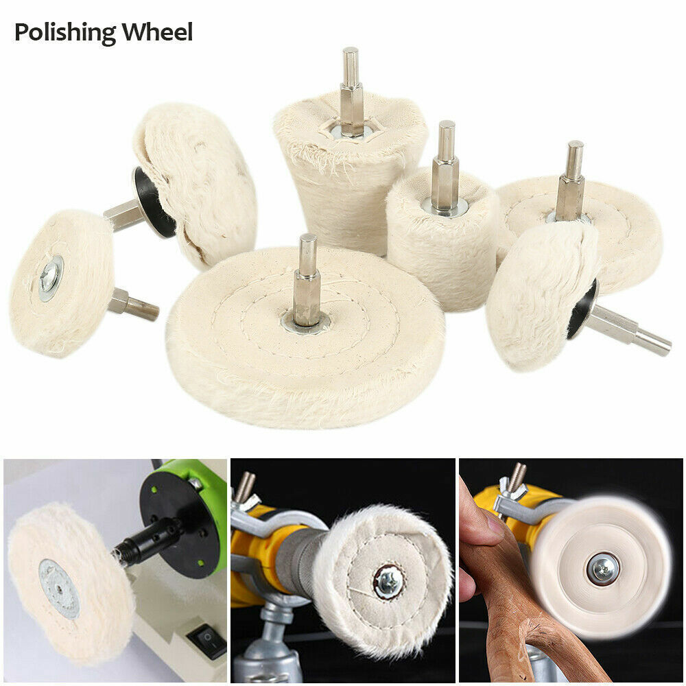 Polishing Pad Kit for Drill – 7-Piece Buffing Pads - image 2