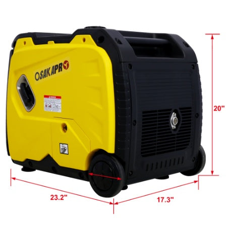 Super Quiet Inverter Generator 4500w Portable Generator Electric Start, Foldable Handle With Wheel,212cc 4 Stroke CARB EPA Compliant - image 9