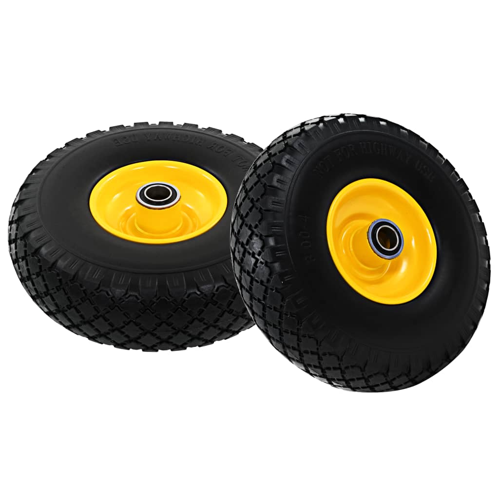 Sack Truck Wheels 2 pcs. Solid PU 3.00 - 4 (260x85) - image 3