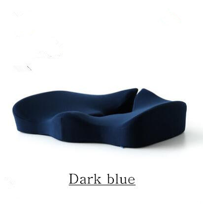 Memory Foam Seat Cushion Breathable Beautiful Buttocks Chair - Blue
