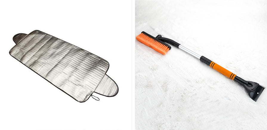 Detachable snow brush and ice scraper, extendable, view 5