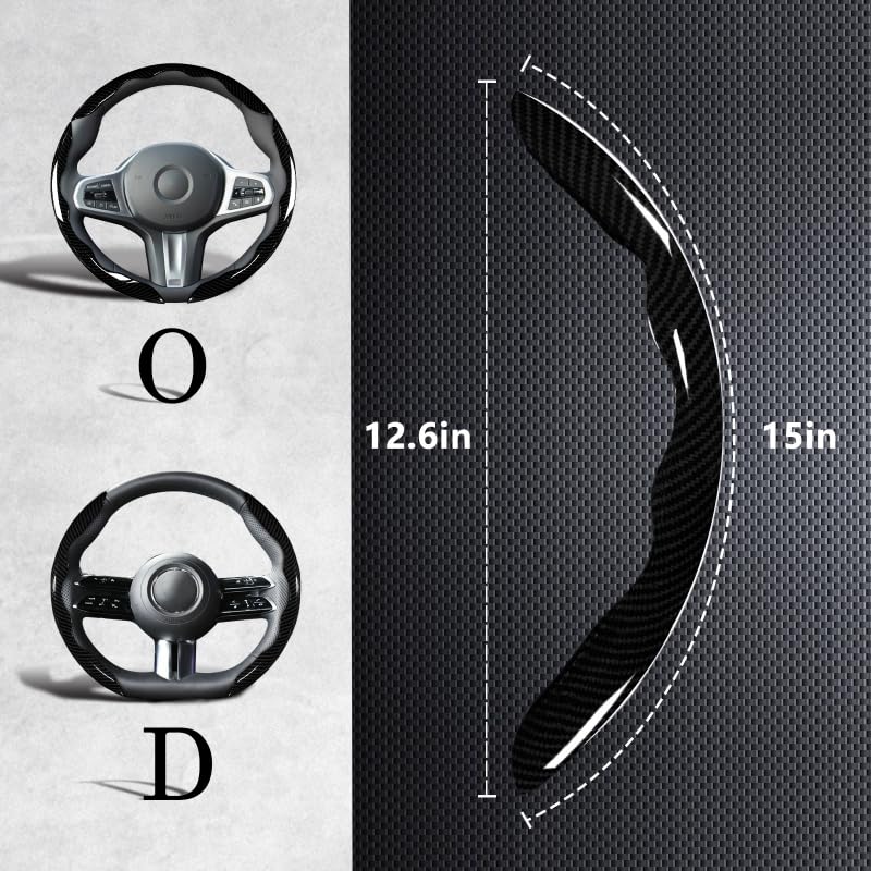 7-Car Steering Wheel Cover-Black - image 4