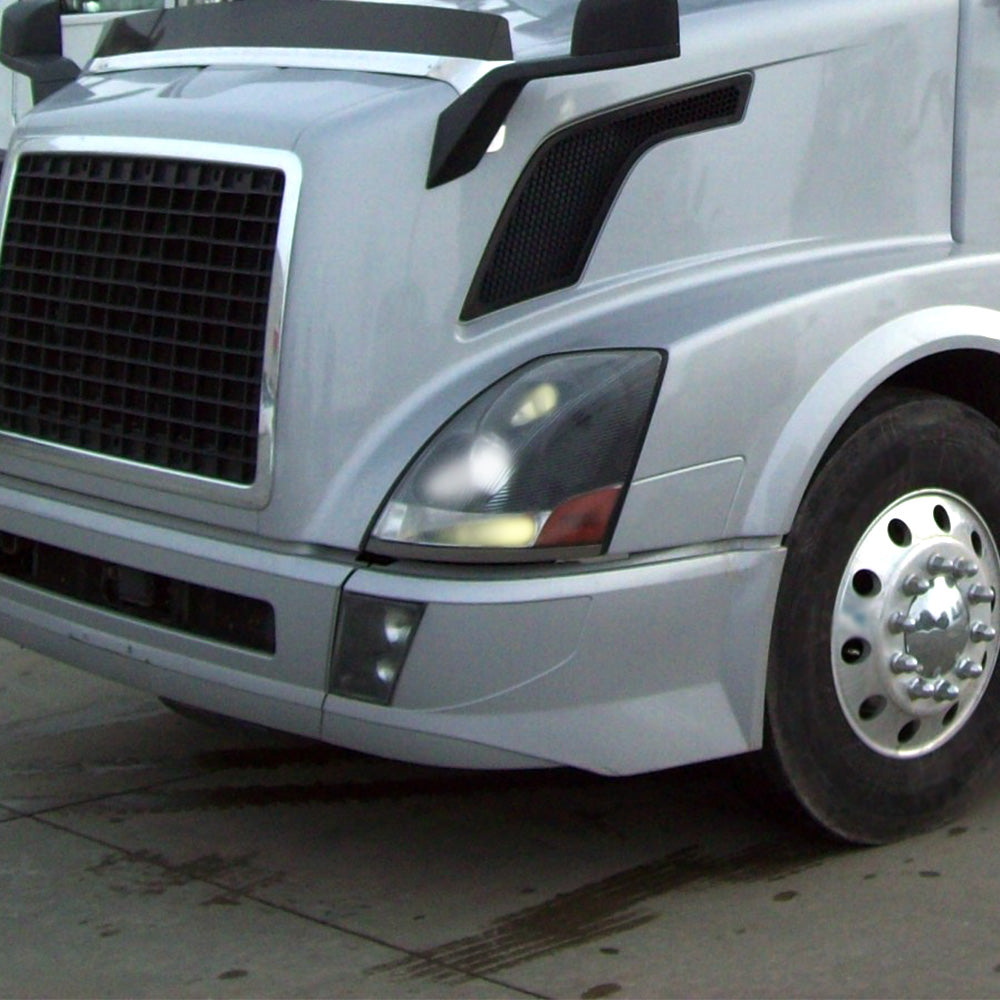For Volvo VNL 2004-2017 Semi Truck Black Projector Halogen Headlight Left Driver