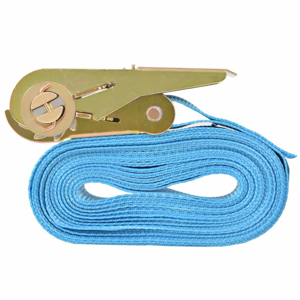 Ratchet Tie-Down Straps, 4 pcs, 0.8 ton, 6m x 25mm - image 5