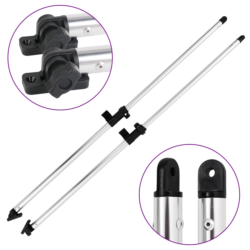 Bimini Top Support Poles 2 pcs. Aluminum - image 3