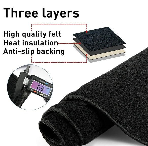 Fit For Chevy Silverado Tahoe Suburban 2007-2014 US Dashboard Pad Dash Cover Mat - image 6