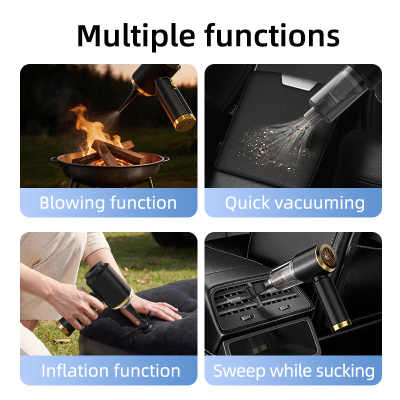 Cordless car vacuum cleaner, 3000Pa suction - image 9