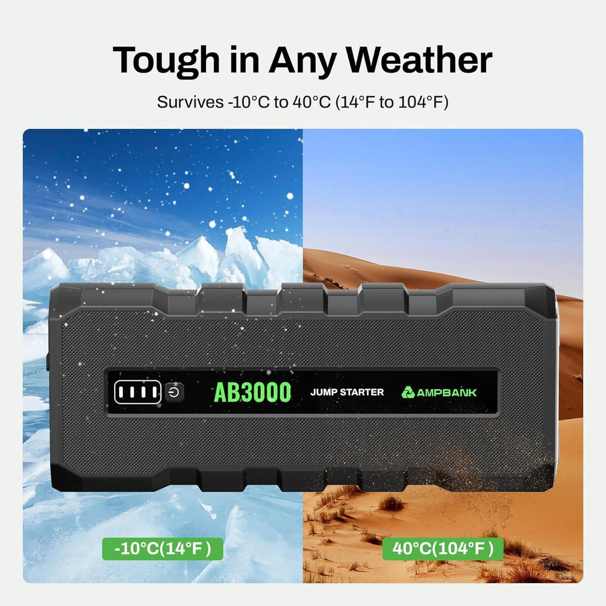 3000A Car Emergency Starting Power Supply 12V Portable Battery Starter Suitable For 6.0L Gasoline And 4.0L Diesel Engines - image 8