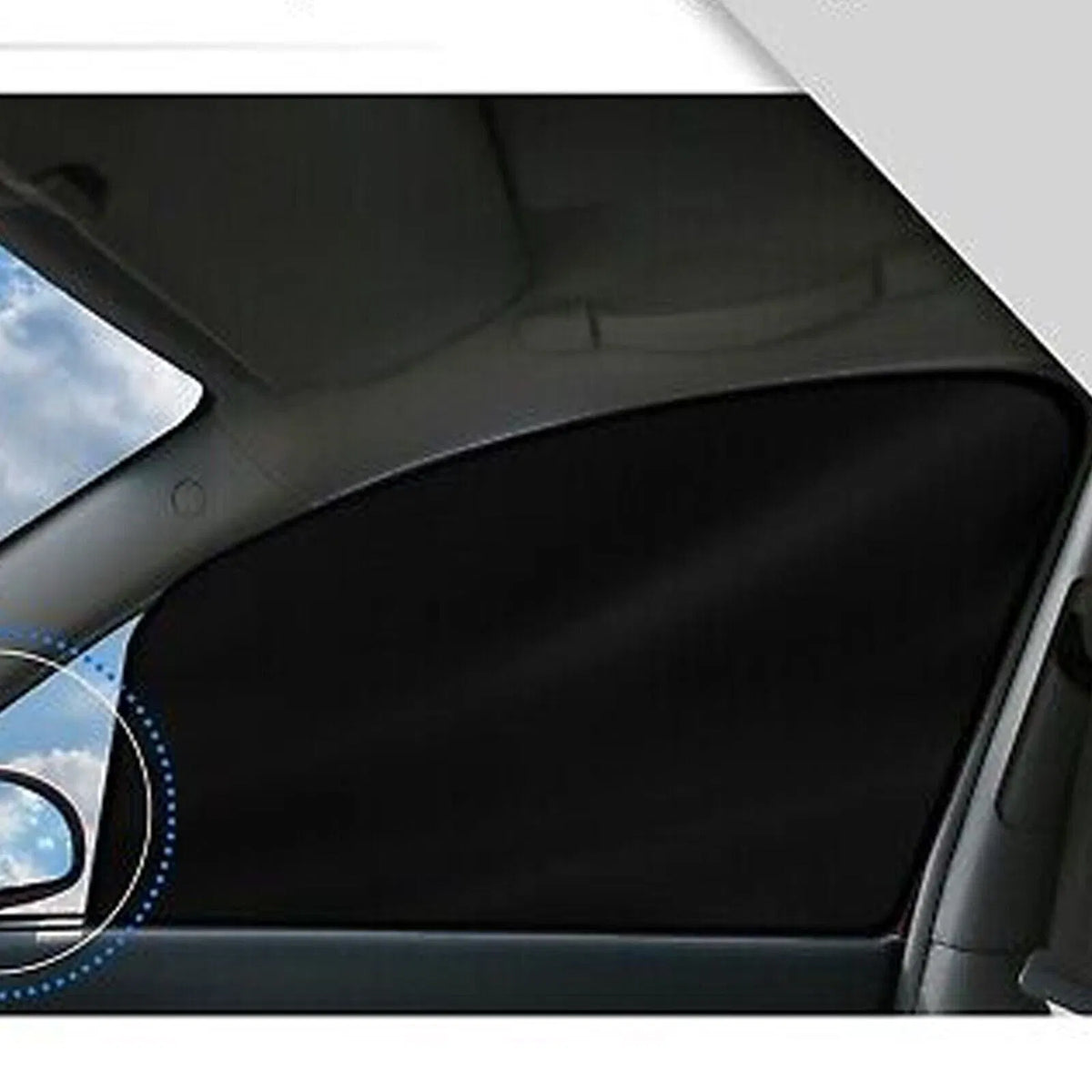 4X Magnetic Car Side Front Rear Window Sun Shade Cover Mesh Shield UV Protection - image 8