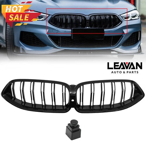 Front Kidney Grille Replace For BMW G14 G15 G16 840i M850i W Camera Hole Black