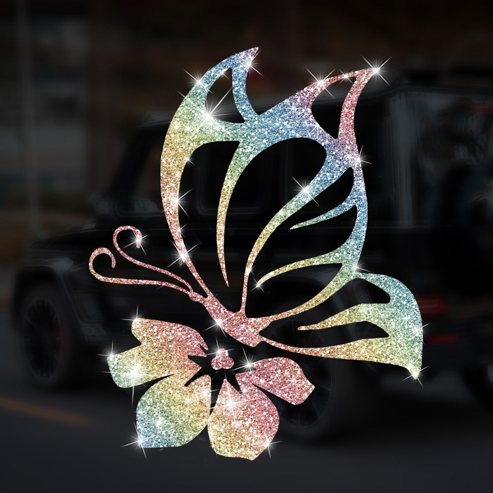 Cartoon Shiny African Woman Automobile Sticker - image 54