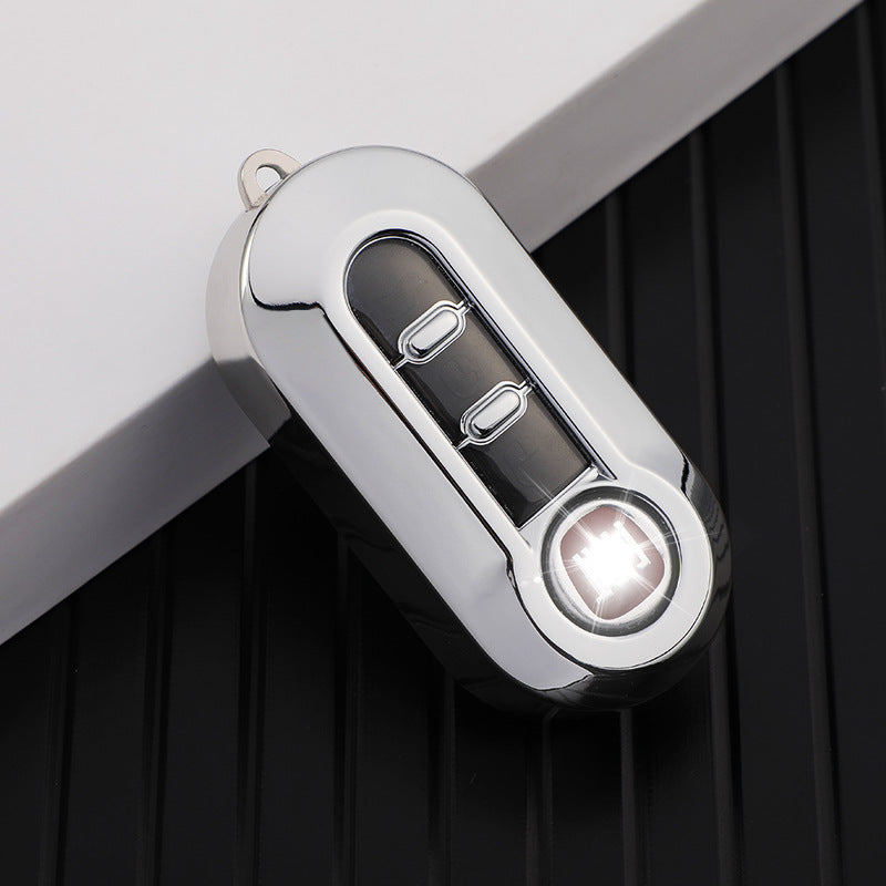 TPU key fob cover for Fiat 3-button flip keys - image 4