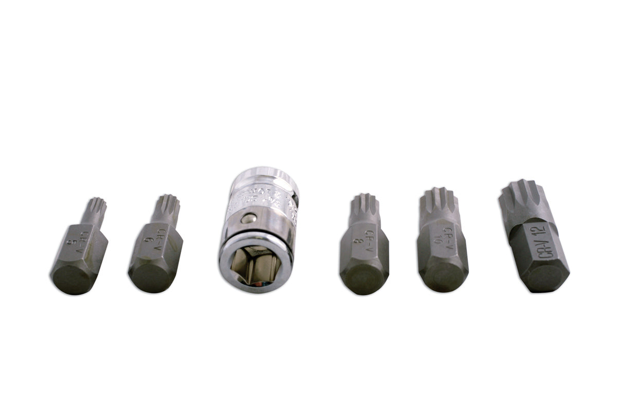 Spline Bit Set 6 Pieces Case Kit - image 2