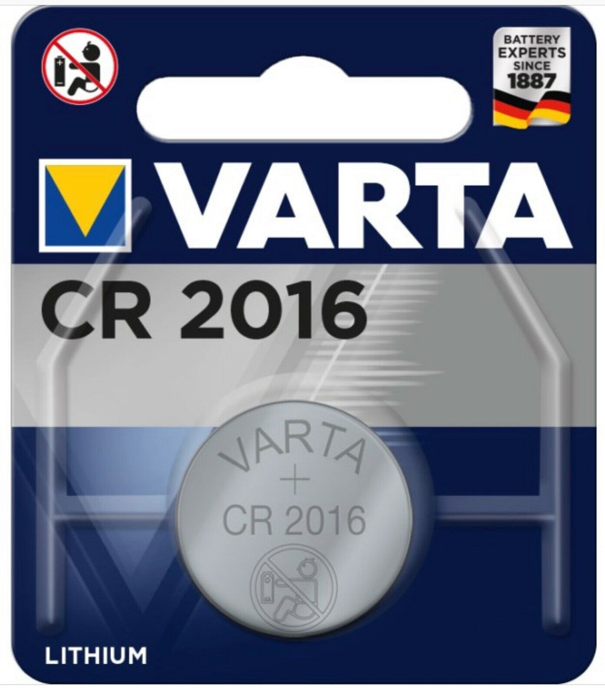 Varta CR2016 Lithium Battery