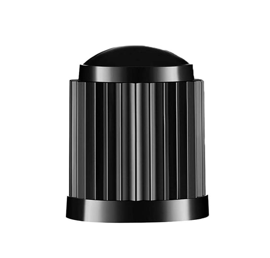 Plastic Tyre Valve Cap 4x - Black