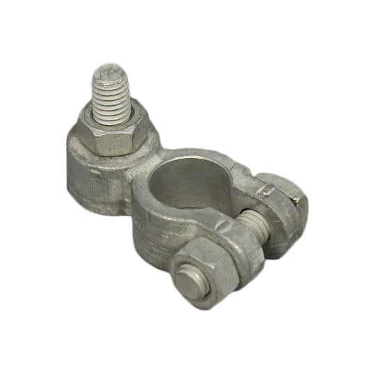 Negative Battery Terminal Clamp - Vertical 10mm Stud & Nut