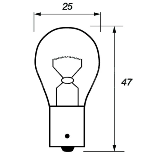 382 12V 21W (P21W) Bayonet Bulb - image 2