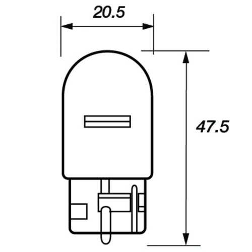 582W 12V 21W Wedge Bulb - image 2