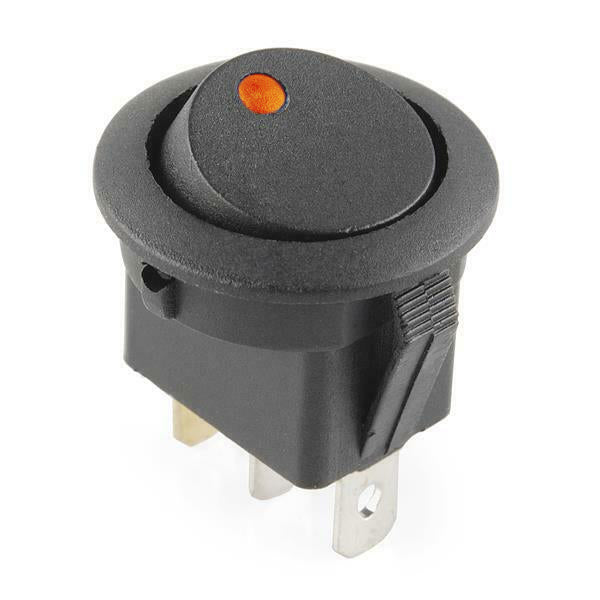 Rocker Switch Amber LED ON/OFF