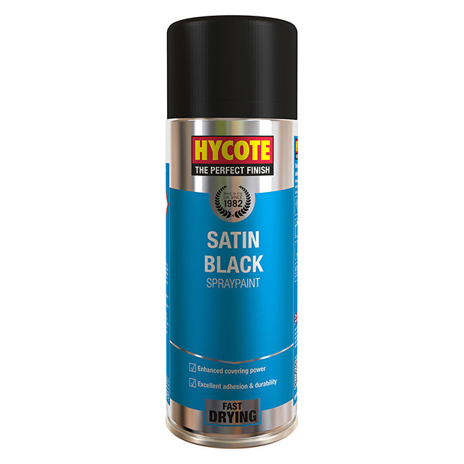 Hycote Satin Black Paint 400ml