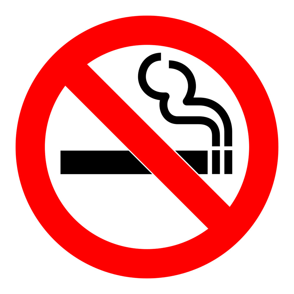 No Smoking Vinyl Self Adhesive Sticker