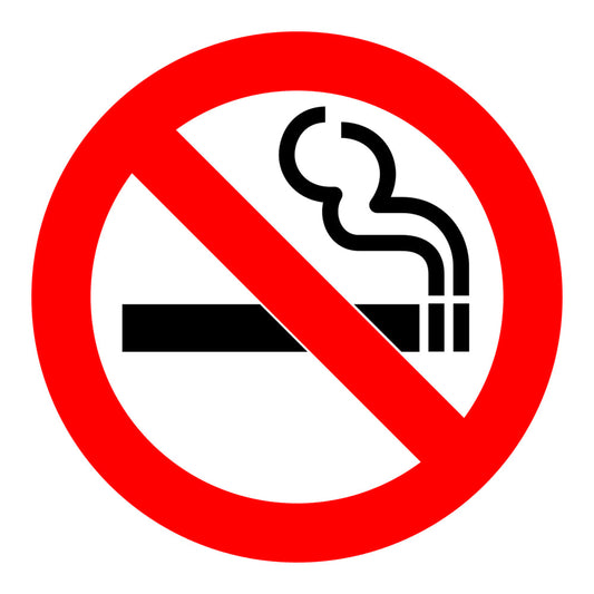 No Smoking Vinyl Self Adhesive Sticker