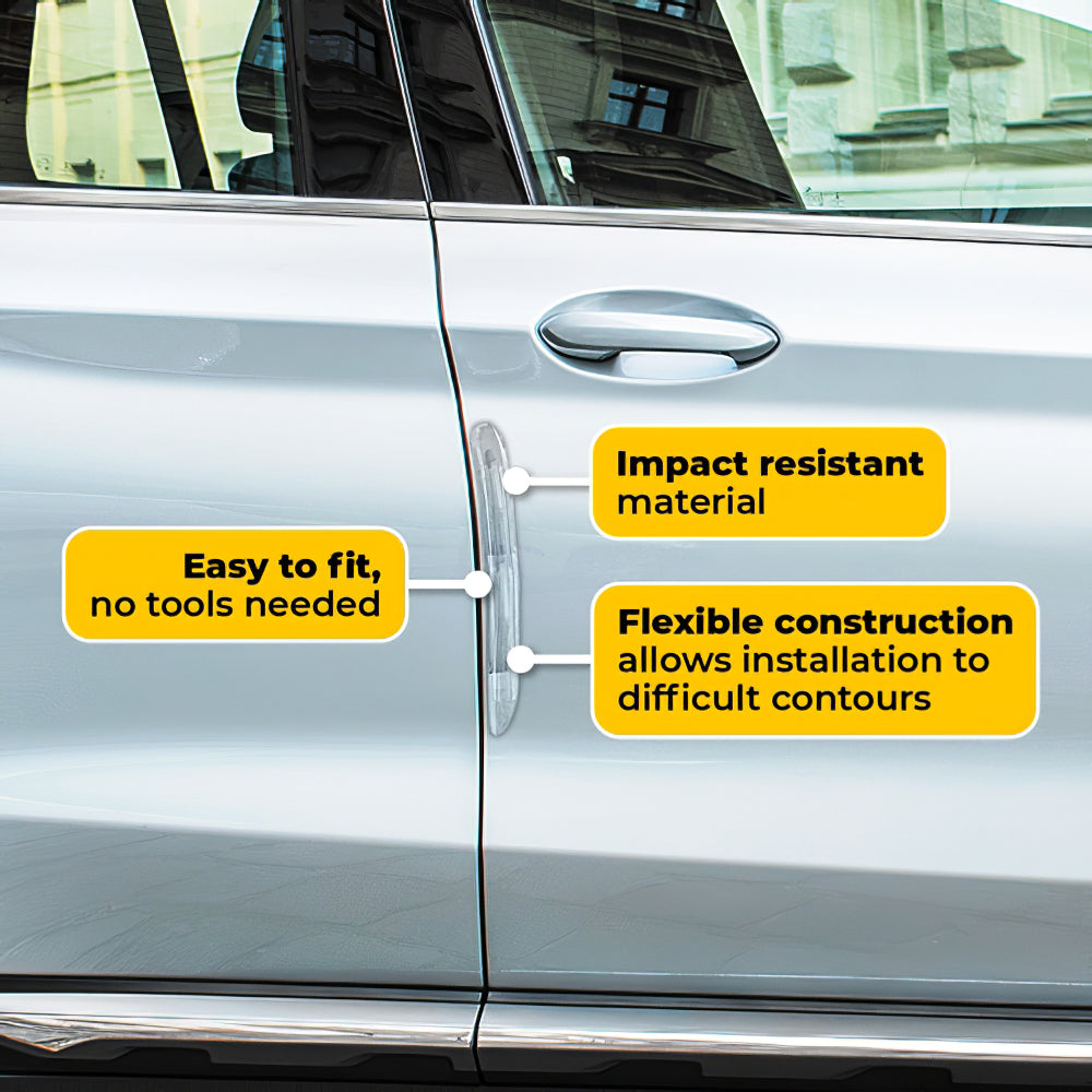 Self Adhesive Door Guards Clear x4 - image 3