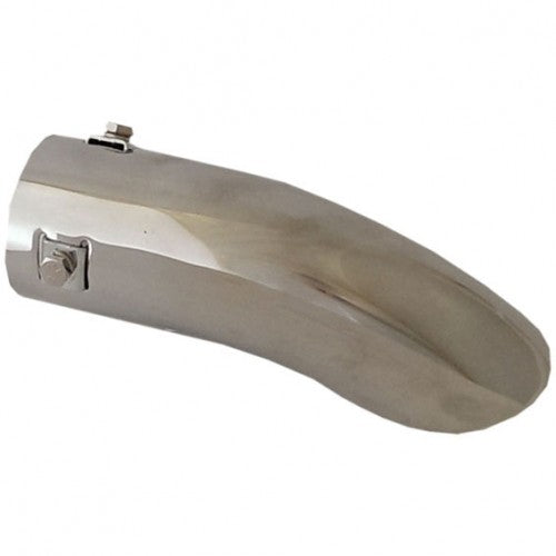 Stainless Steel Curved Exhaust Trim 25mm-38mm - image 2