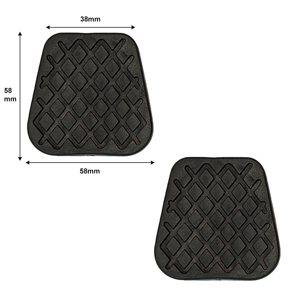 REPLACEMENT NEW FOOT PEDAL COVER PAD RUBBERS Pair for ROVER 620 1993-1999 -