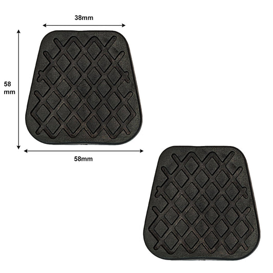 REPLACEMENT NEW FOOT PEDAL COVER PAD RUBBERS Pair for ROVER 620 1993-1999 -