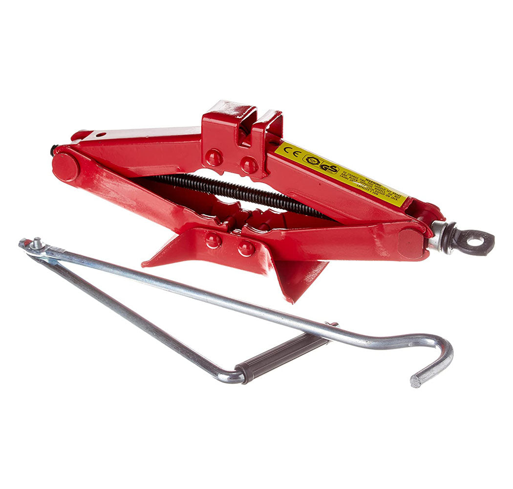 1 Tonne Heavy Duty Scissor Jack - Red