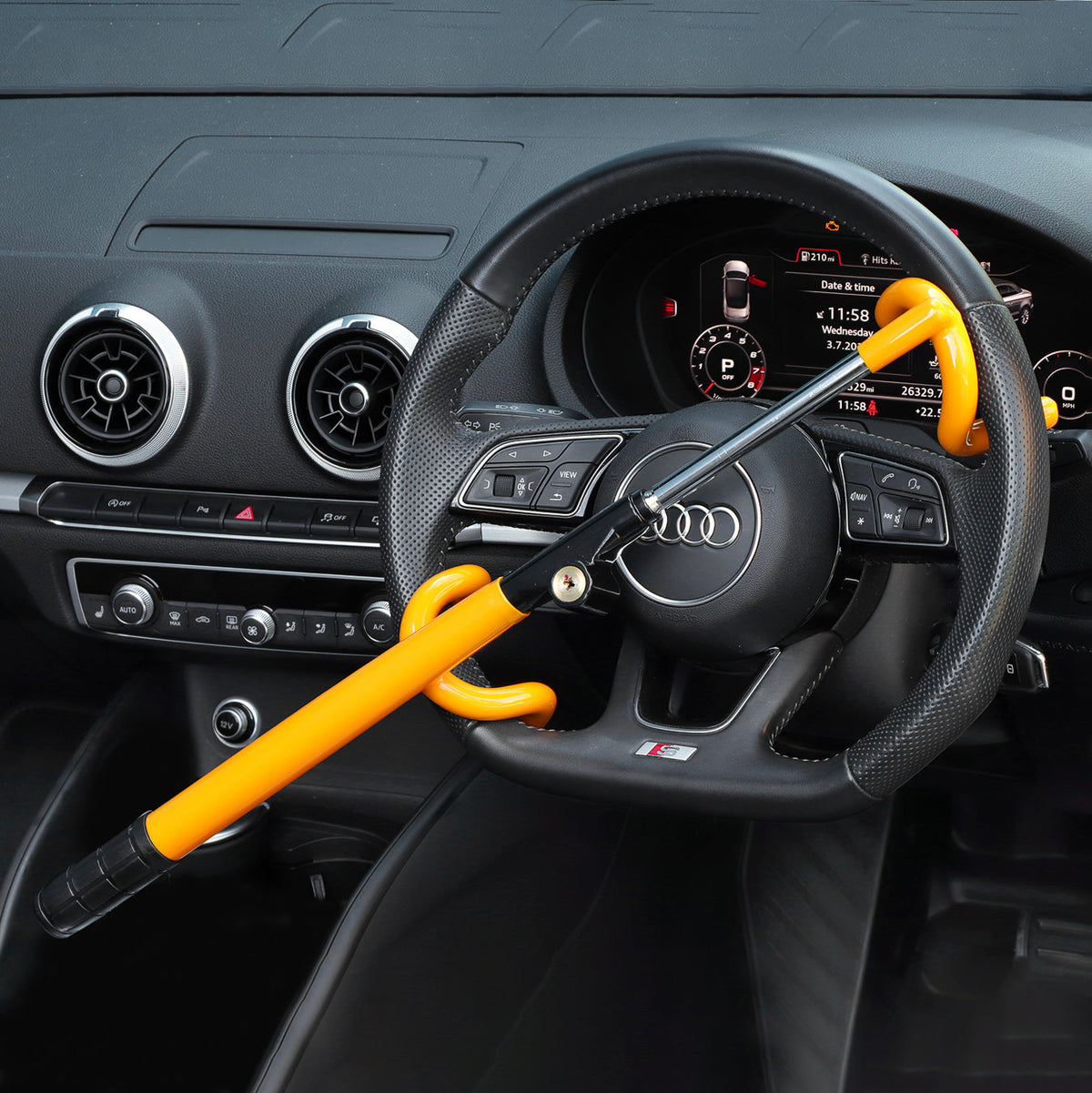 Double Hook Steering Wheel Lock - image 2