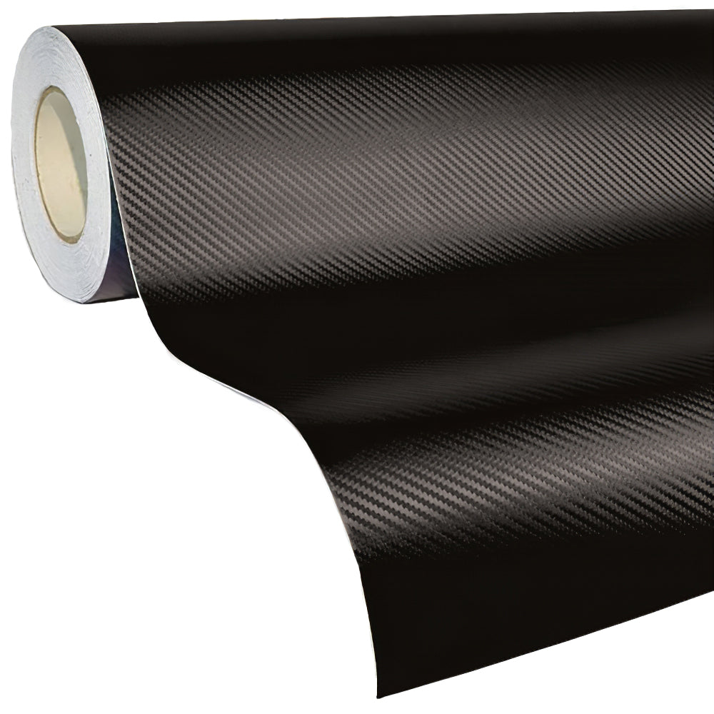 Black Carbon Fibre Film Wrap With Applicators - image 2