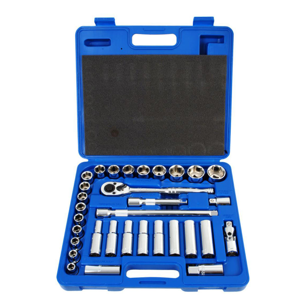 Socket Set 1/2"D 32pc