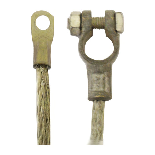 Braided Battery Cable 12"