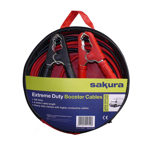 Insulated Booster Cables 700A 4m