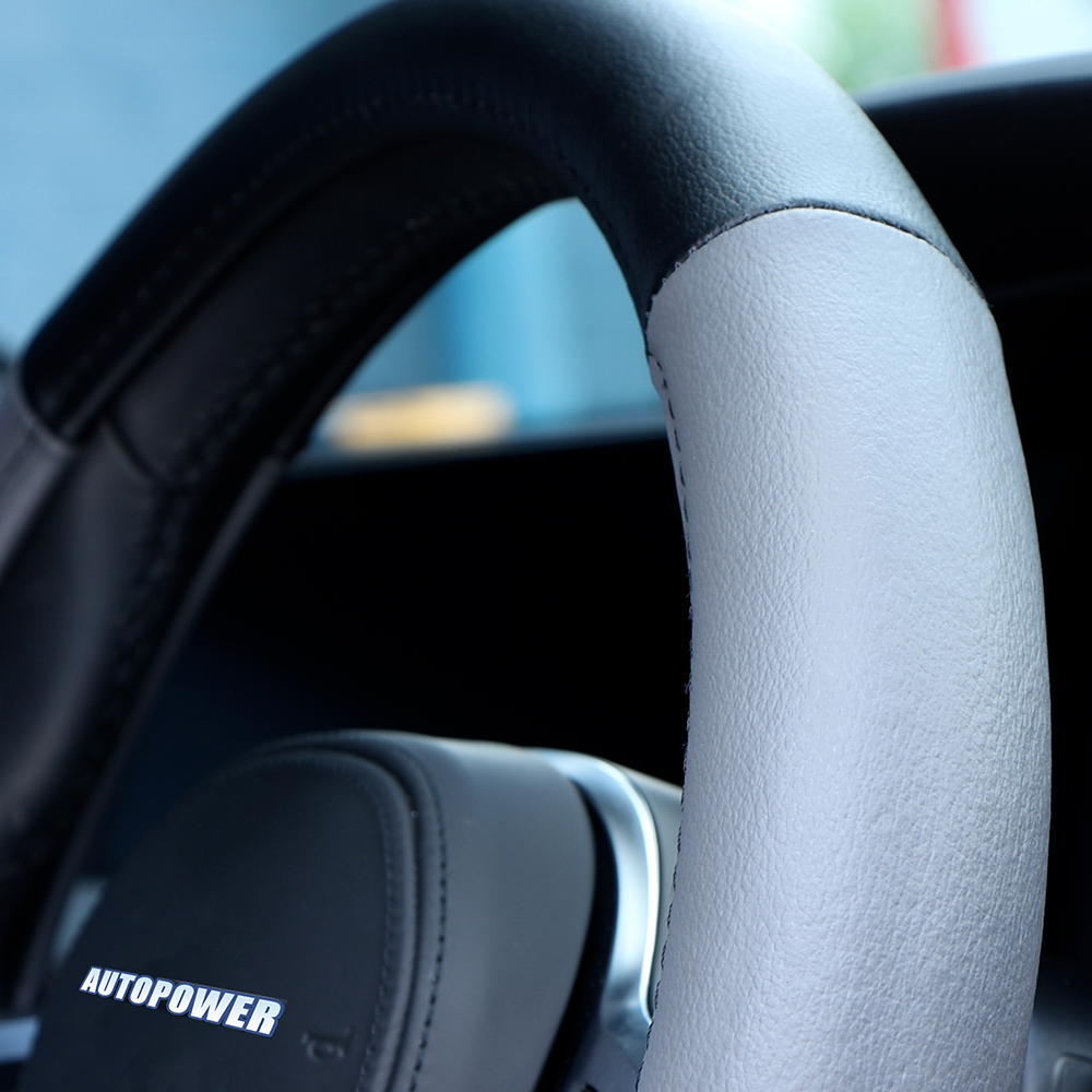 Streetwize Steering Wheel Cover Black & Grey - image 2