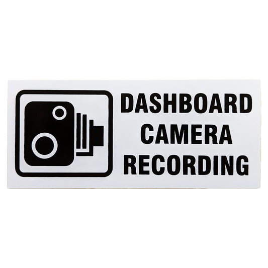 Dashboard Camera Recording Self Adhesive Sticker
