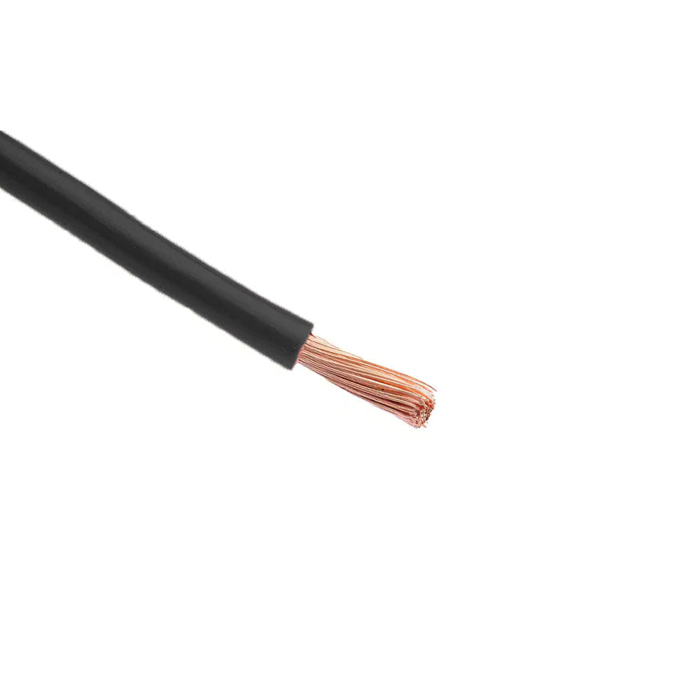 Single Core Black Cable 8.75 Amp - Per Metre