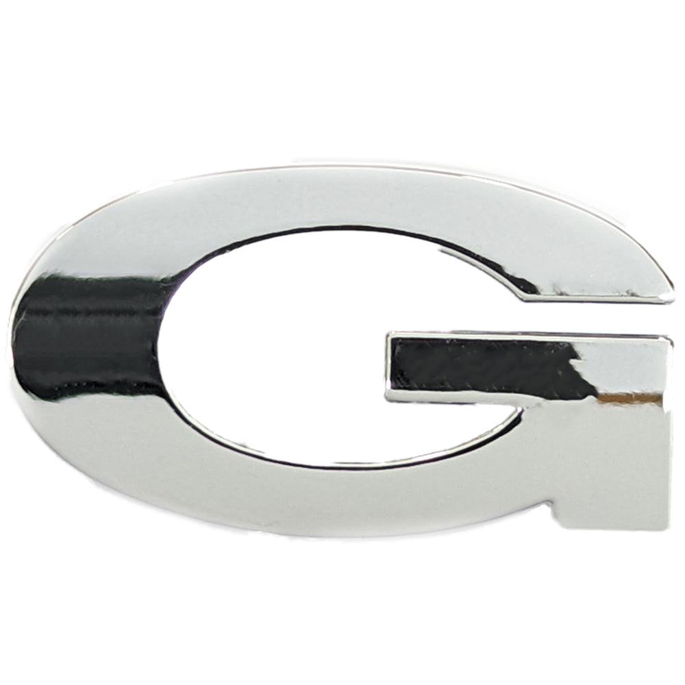 Chrome Letter Badge "G"