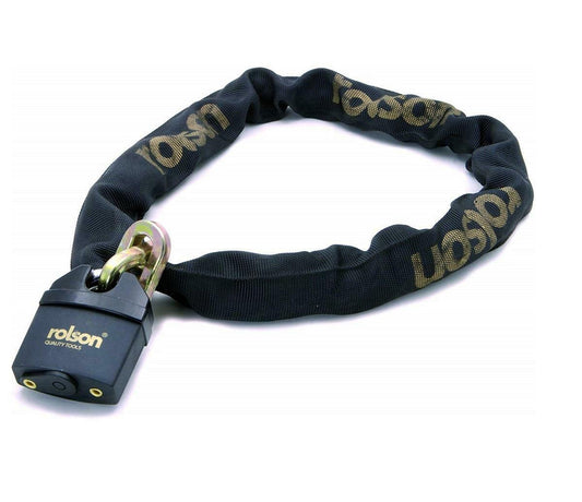 Motorbike Heavy Duty Chain 1200mm Square & 65mm Padlock
