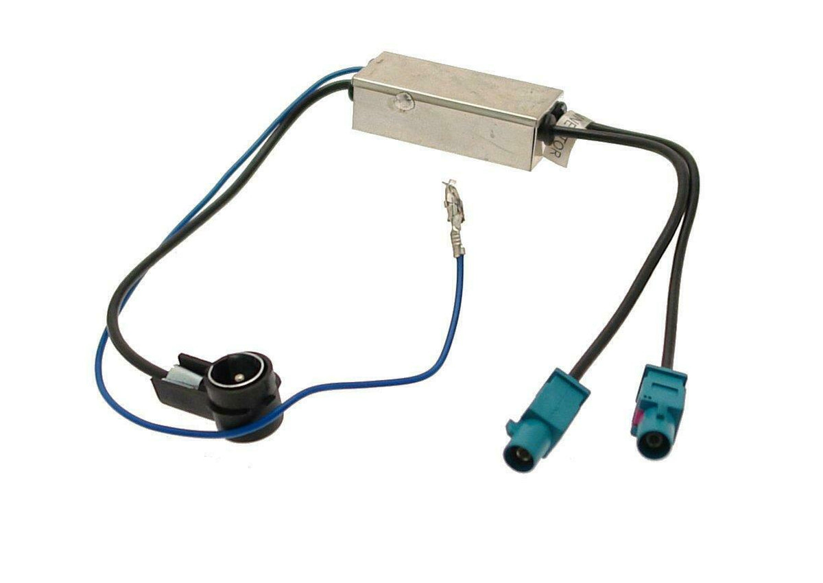 Antenna Aerial Adaptor Dual Fakra Male to ISO