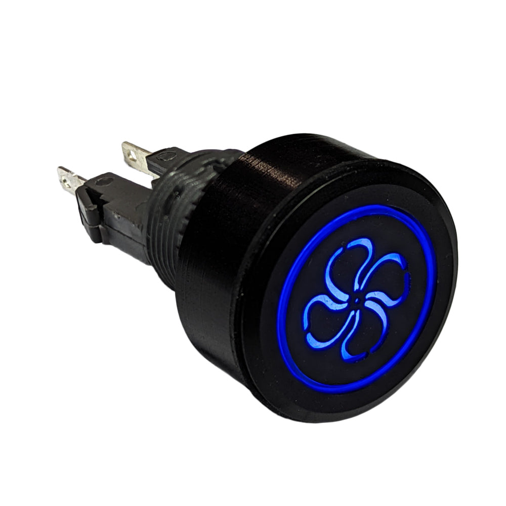 Savage Switch Black Latching Fan
