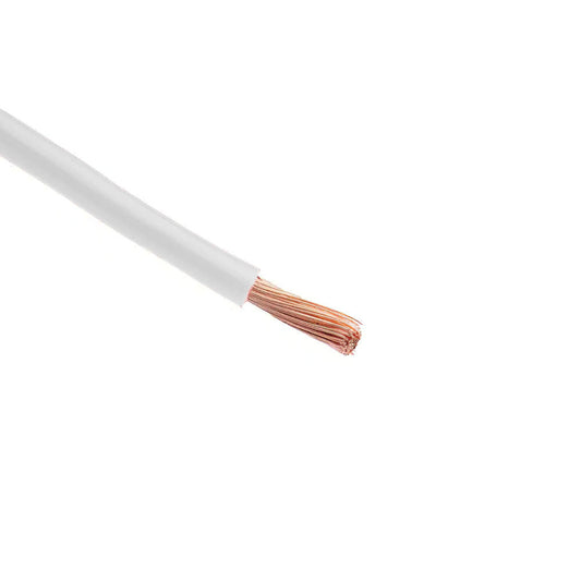 Single Core White Cable 5.75 Amp - Per Metre